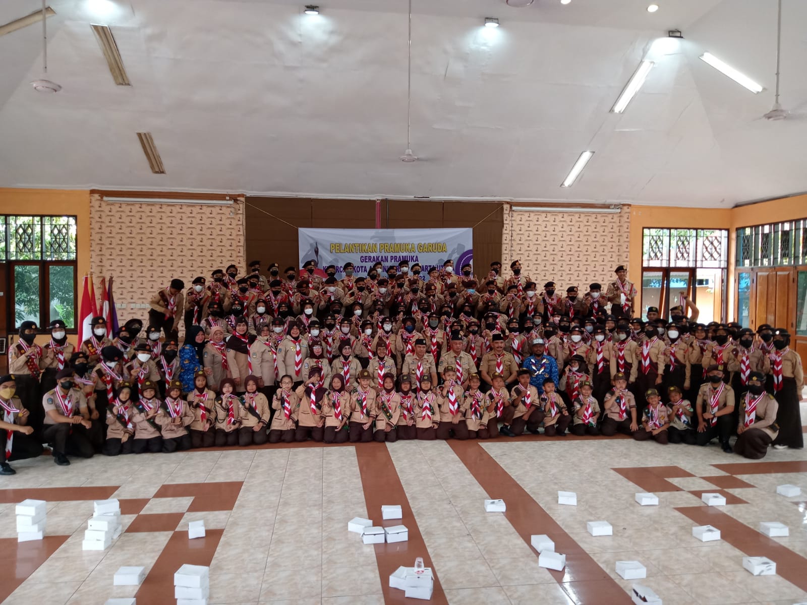 138 Anggota Pramuka Jakarta Utara Dilantik Jadi Pramuka Garuda