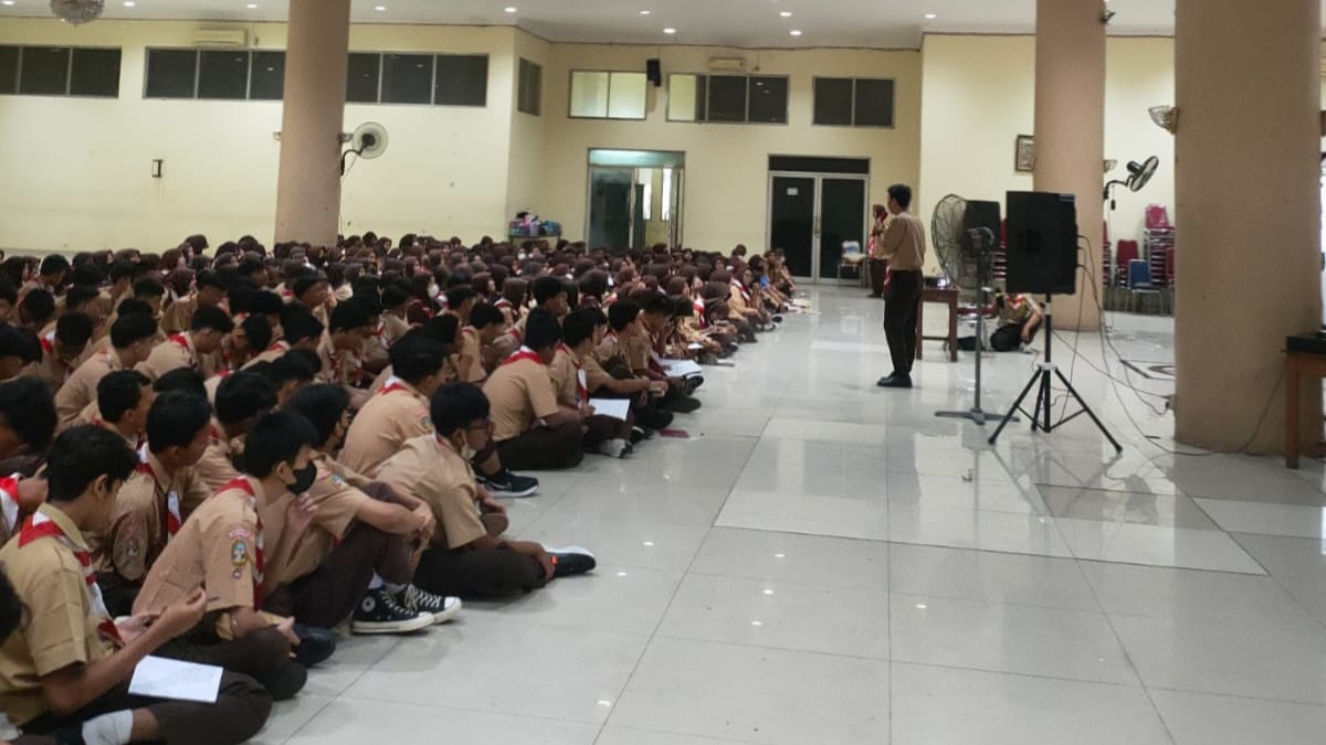 350 Anggota Pramuka SMA Al-Huda YAIECM Jakarta Ikuti kegiatan Pramuka Blok