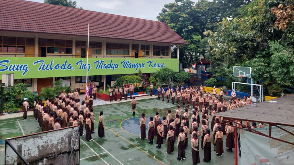 Seru dan Penuh Semangat! LT-I di SDN Guntur 03 Cetak Regu Penggalang Unggul