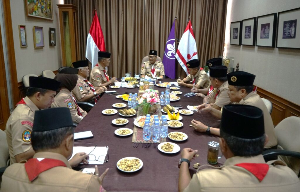 Kwarda DKI Jakarta Audiensi dengan Kwarnas Bahas Pelantikan Mabida dan Kampung Pramuka