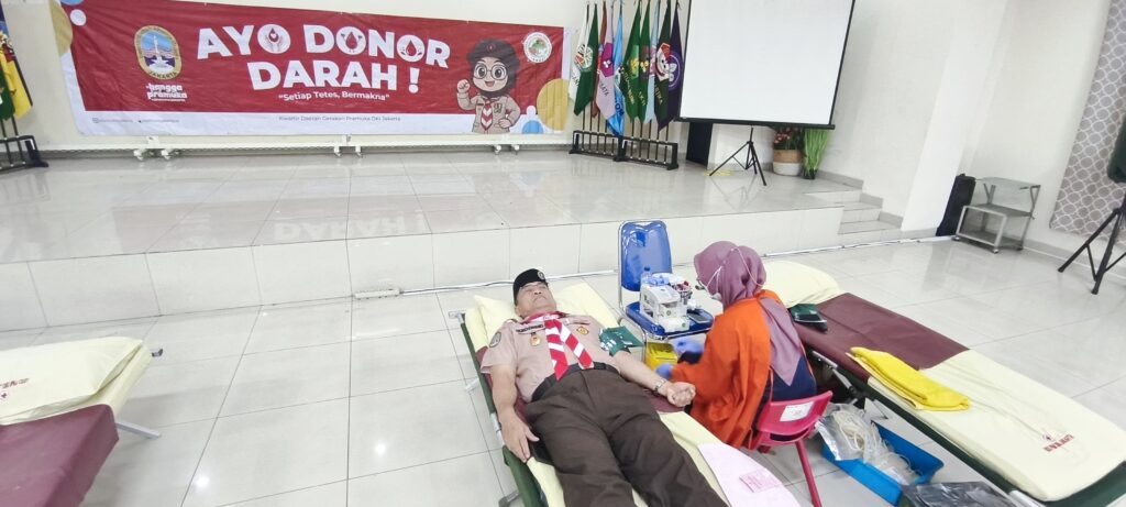 Kwarda DKI Jakarta Gelar Aksi Donor Darah, Puluhan Kantong Darah Terkumpul