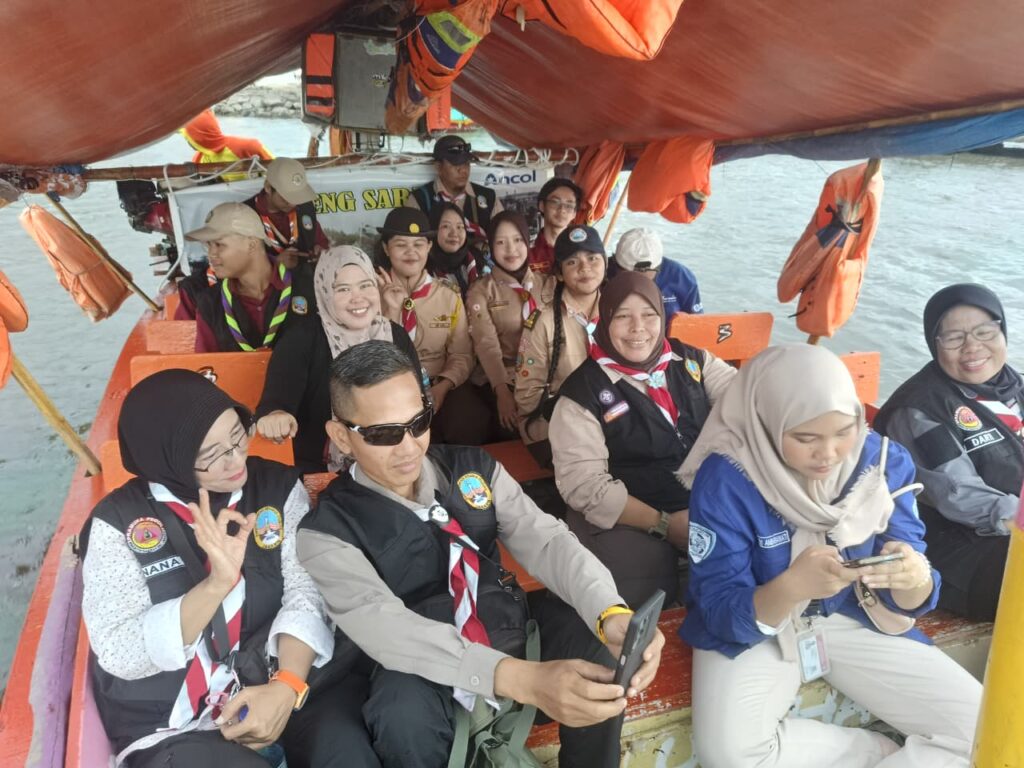 Pusdatin Jakarta Utara Dapat Apresiasi dalam Monitoring Karya Bakti Lebaran di Ancol