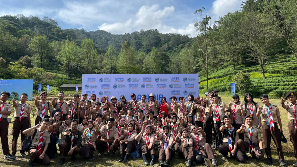 22 Anggota Saka Kalpataru Jakarta Timur Ikuti Peringatan Hari Air Sedunia 2026 di Gunung Mas