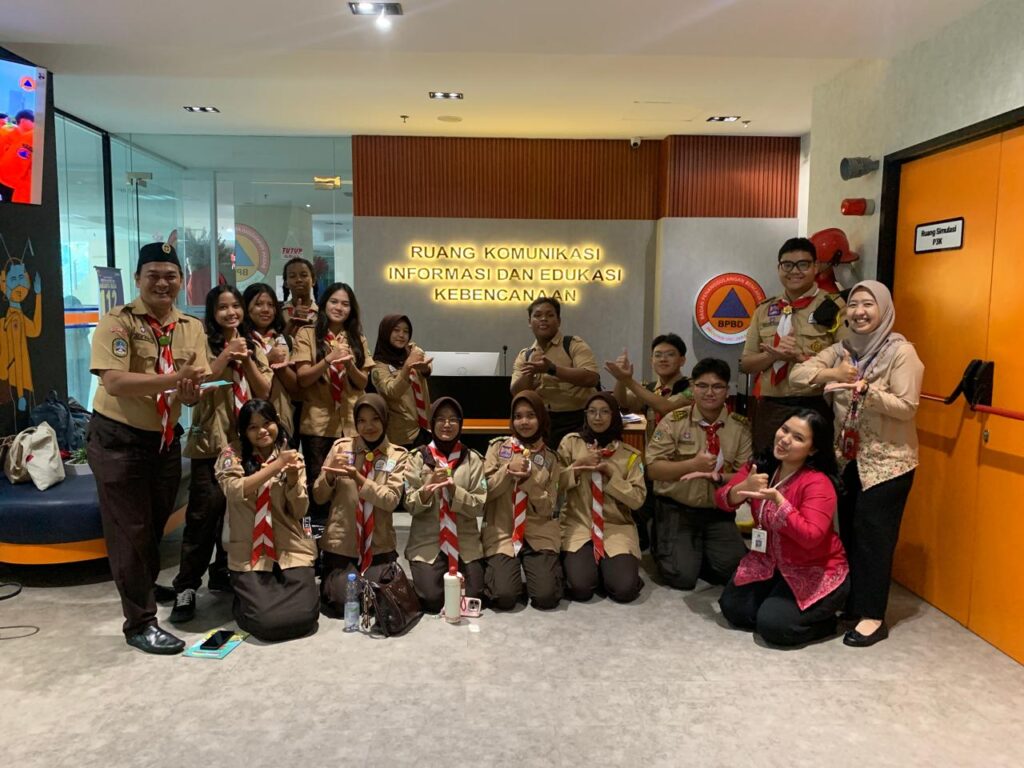 Saka Bakti Husada Kwarran Cakung mengadakan Literasi Kesiapsiagaan Bencana