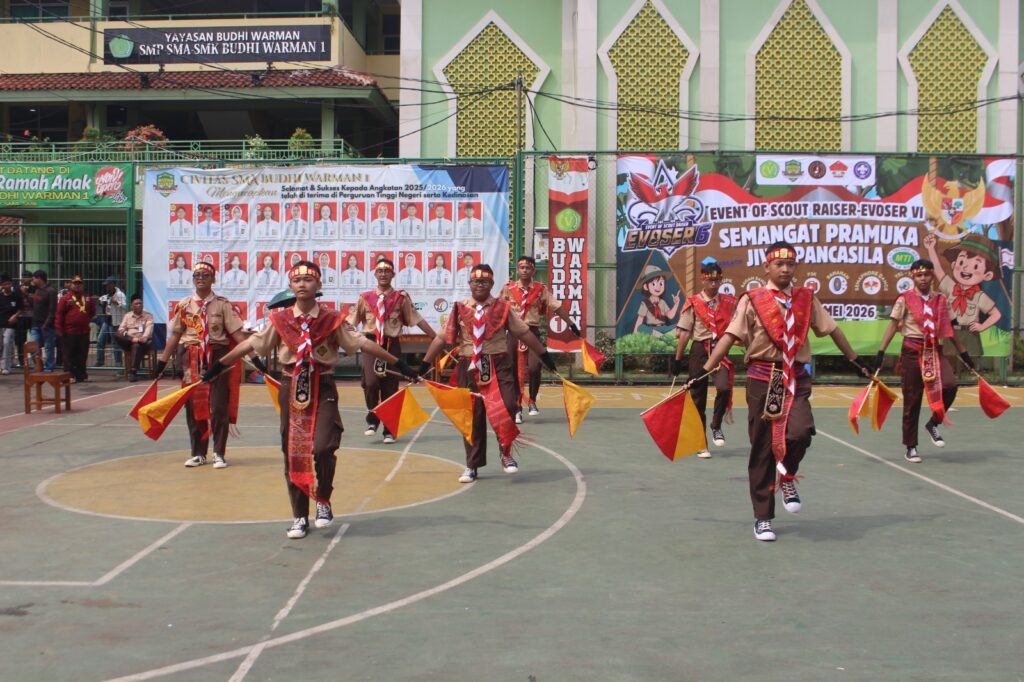 Meriah dan Penuh Persaingan! Evoser Vol. 6 SMAS Budhi Warman 1 Uji Ketangkasan hingga Kreativitas 368 Pramuka Penggalang