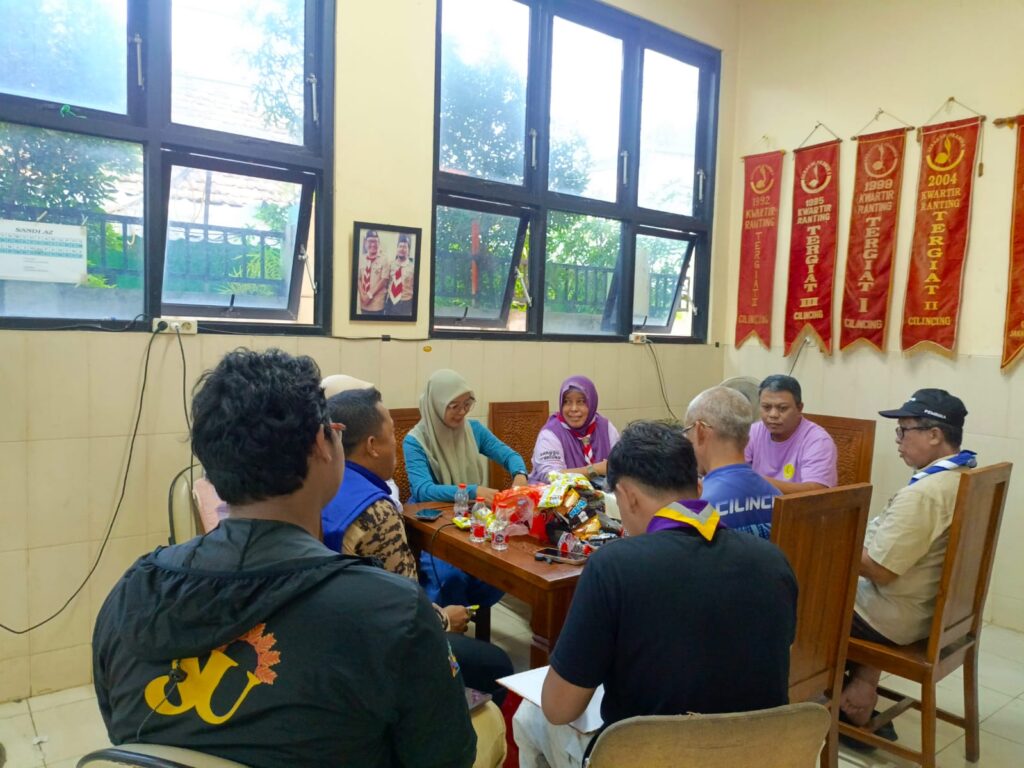 Kwarran Cilincing Gelar Rapat Persiapan Seleksi Pramuka Garuda dan Pembentukan Panitia Lomba Tingkat II