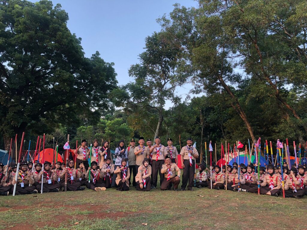 Seru! 270 Pramuka Penggalang Ikuti Dianpinru Kwarran Pasar Minggu di Buper Ragunan