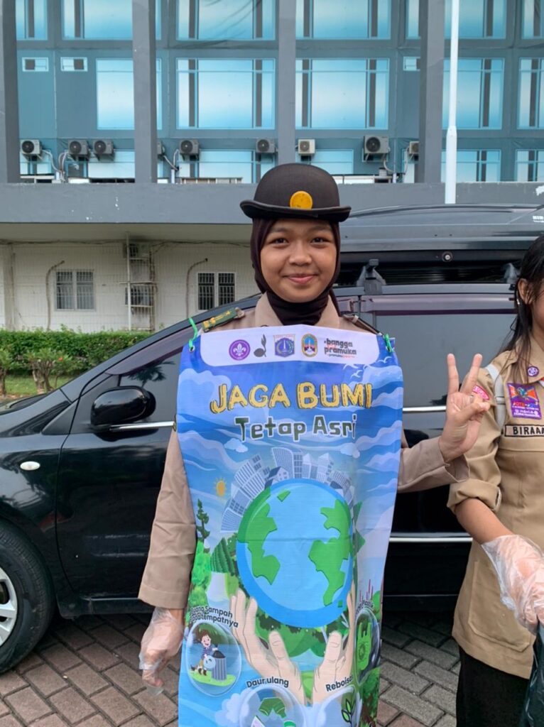 Pramuka Jakarta Timur Hadir di Pembukaan AKPJ 2026, Kampanyekan Aksi Jaga Bumi