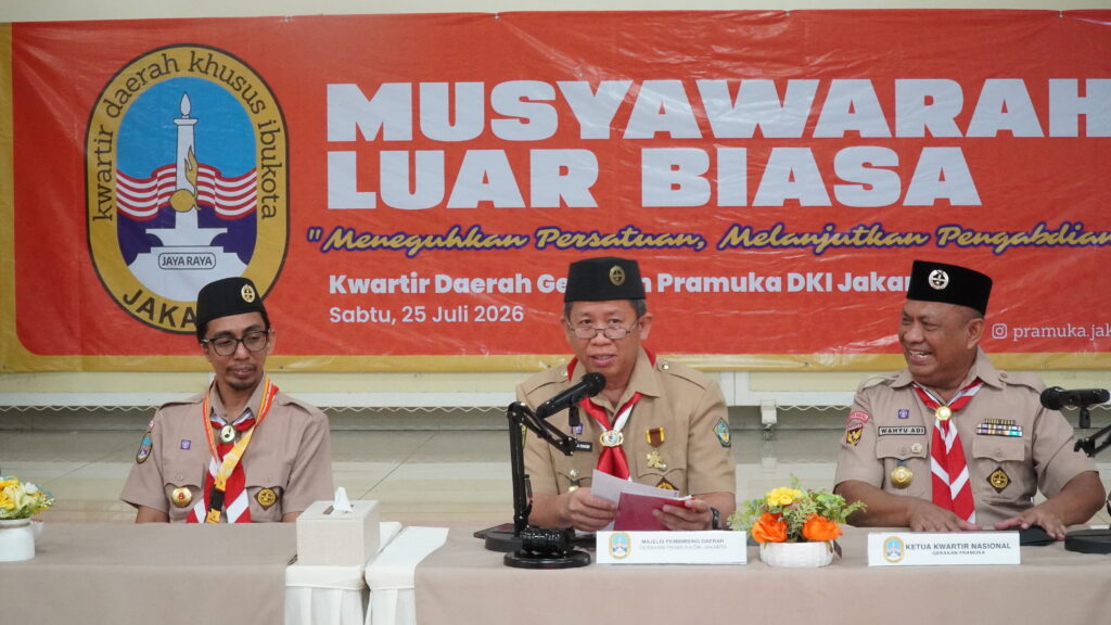 Askesra DKI Jakarta Buka Musdalub Kwarda DKI Jakarta, Gubernur Tegaskan Persatuan dan Keberlanjutan Kepemimpinan Gerakan Pramuka