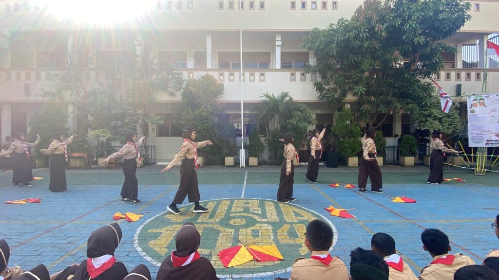 Pramuka MTs Umdatur Rasikhien Curi Perhatian di DEMOS MATAMUDA 2026 Lewat Tari Betawi dan Dance Semaphore