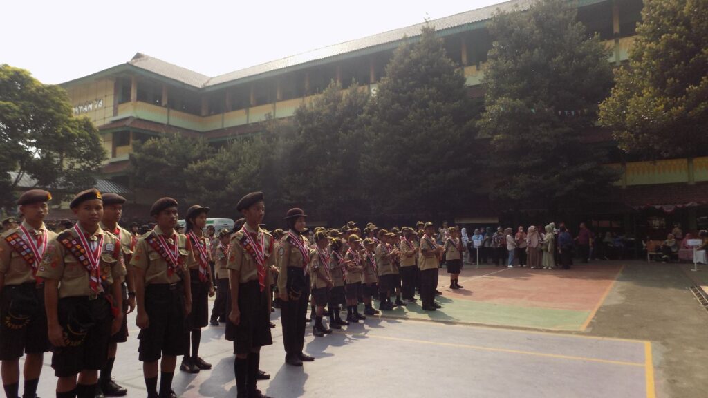 Kwartir Ranting Palmerah Gelar Pelantikan Garuda, Siaga dan Penggalang di SMAN 78 Jakarta!