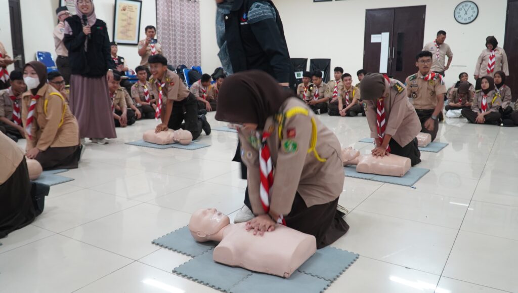 180 Pramuka DKI Jakarta Ikuti Basic Life Support Course, Siap Perkuat Kesiapsiagaan Hadapi Kondisi Darurat