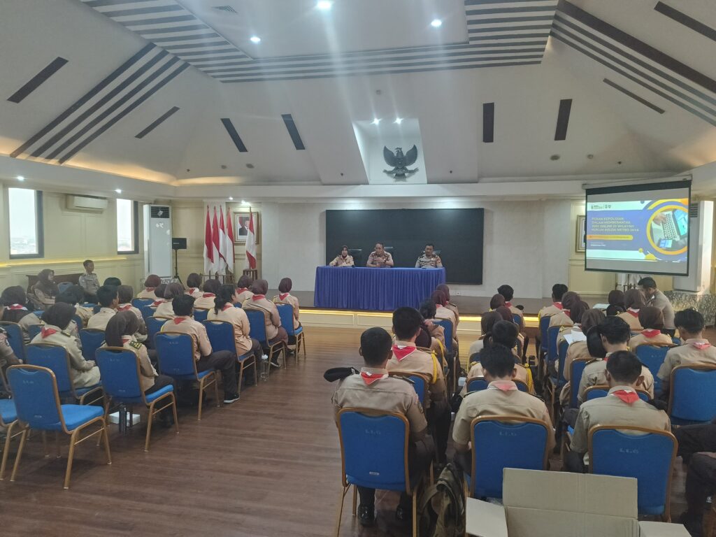Lawan Judol dan Pinjol Ilegal, 60 Anggota Saka Bhayangkara Ikuti Penyuluhan Hukum di Polres Metro Jakarta Utara