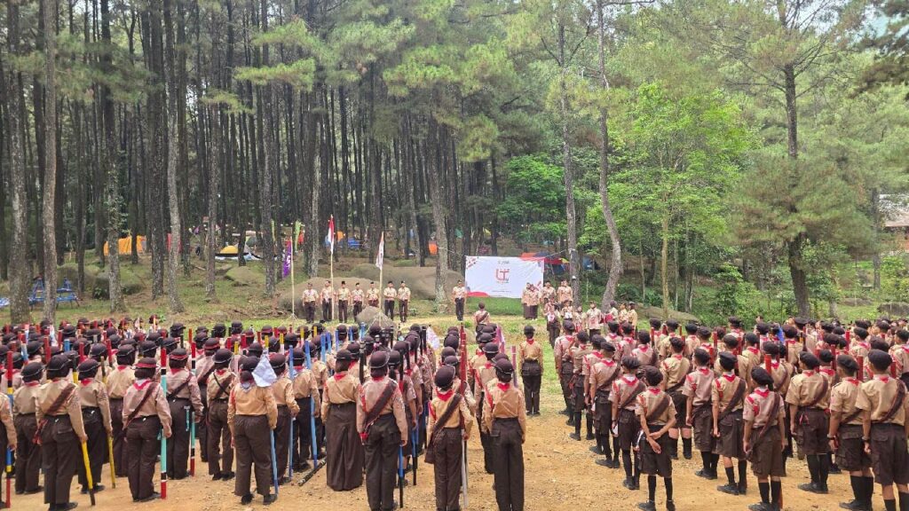 31 Regu Pramuka Penggalang Ikuti Lomba Tingkat III Jakarta Pusat di Gunung Pancar