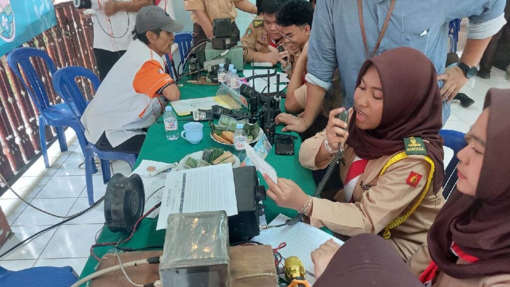 60 Pramuka Cilincing Ikuti JOTA-JOTI Kwarcab Jakarta Utara, Perluas Pengalaman Komunikasi